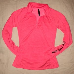 NWOT!!!  Long sleeve zip neck athletic top